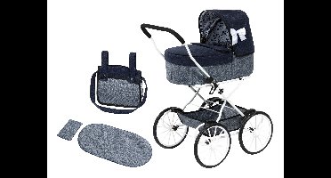 BAYER DESIGN Poppenwagen Klassiek (Blauw)