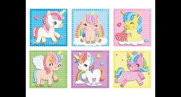 PLAYMAIS Kleine Mozaïek, met kleurrijke motieven. (Dream Unicorn)