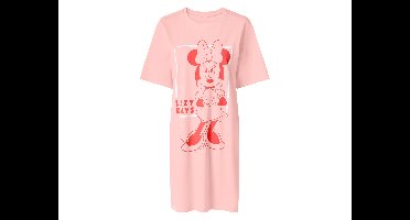 Dames bigshirt (Lichtroze, XS (32/34))