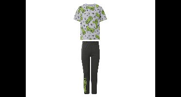 Kinderspyama Minecraft / Pokémon (Minecraft/grijs, 122/128)