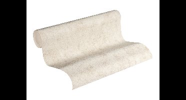 AS CRÉATION Vliesbehang (Beige crème, 10,05 x 0,53 m)