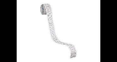 AS CRÉATION zelfklevende boord (Zilver, wit, grijs, 5,00 x 0,04 m)