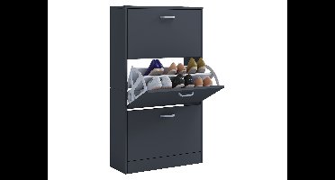 VCM Schoenenkast Sipos (Antraciet, L)