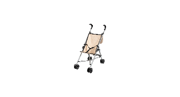 BAYER DESIGN Poppenbuggy met tas (Beige)