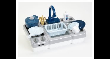 THEO KLEIN Miele speelgoed spoelbak met waterfunctie en kookplaat