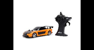 JADA Bestuurbare auto Fast & Furious Drift, schaal 1:24 (Mazda RX-7)
