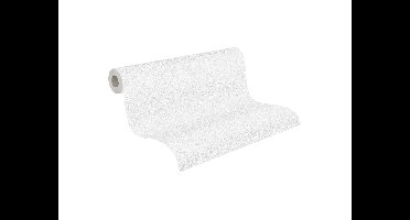 AS CRÉATION overoschilderbare structuur vliesbehang (Gipsstructuur, wit, 10,05 x 0,53 m)
