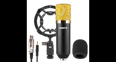 Vonyx CM400B condensator studio microfoon incl. shockmount
