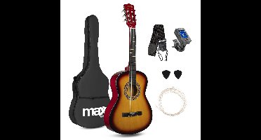 MAX SoloArt Junior 3/4 - Akoestische kindergitaar - Complete