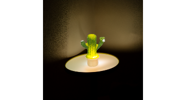 LED Mood lamp, Cactus, 8 x 12 cm