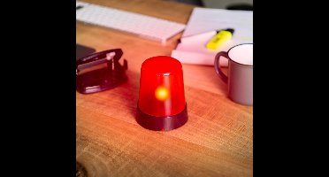 Bureau Alarm met Bewegingssensor - Zwaailamp