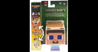 Minecraft Flippin' Figs Figure - Steve & Iron Armor Steve