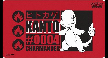 Pokemon TCG Kanto Starter Charmander Playmat