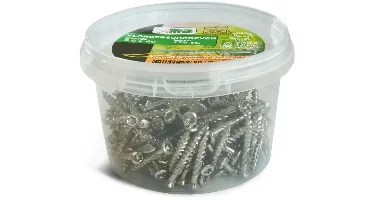Meuwissen Agro Vlonderschroeven 5,0 x 50 mm, RVS 150 stuks + 2 bitjes