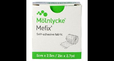 Mefix Zelfklevende Fixatie 5,0cmx 2,5m 1 310570