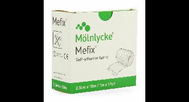 Mefix Zelfklevende Fixatie 2,5cmx10,0m 1 310250