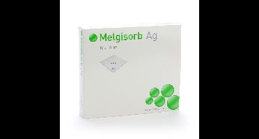 Melgisorb Ag Kp Ster 10x10cm 10 256100