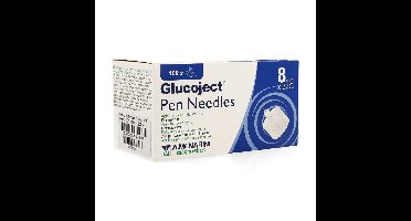 Glucoject Pen Needles 8mm 32g