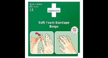 Cederroth Soft Foam Bruin 3cmx4,5m 51011018