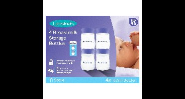 Lansinoh Bewaarflesjes Moedermelk