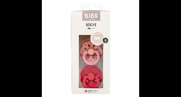 Bibs 2 Fopspeen Boheme Duo Dusty Pink&coral