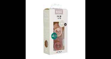 Bibs 1 Fopspeen Symmetric Duo Blush/woodchuck 2