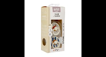 Bibs 1 Fopspeen Anatomic Studio Duo Pin Steel Blue
