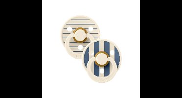 Bibs 2 Fopspeen Anatomic Studio Duo Pin Steel Blue