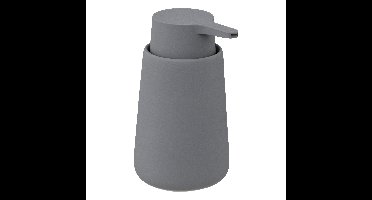 5Five Zeeppompje/dispenser - keramiek - grijs - 250 ml - keuken/badkamer/toilet