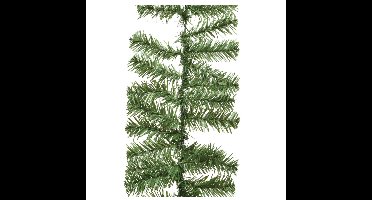 Dennenslinger/dennen guirlande - groen - 270 x 9,5 cm - PVC - 160 tips