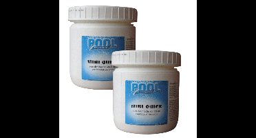 Pool Power Chloortabletten - 360x st - 2,7 cm - mini quick tabletten - traag oplosbaar - voor kleine