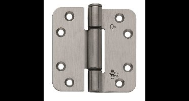 BSW glijlagerscharnier - 818 Allround - afgerond - 89x89x3 mm - RVS