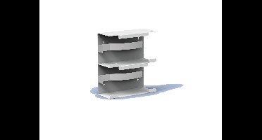 Mediqo-line MediQo-line duo handschoendispenser MQDGDP - wit