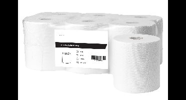 All Care Poetsrol midi cellulose wit 2 laags - 6 rollen