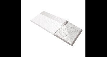 SecuCare SecuCare drempelhulp 4 laags uitbreiding 1-zijdig links/rechts 21x33 cm - grijs/bruin