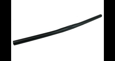 Zoom Flat Stuur 25.4 mm - Zwart