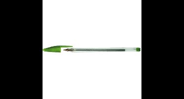50x Bic Cristal balpen groen medium