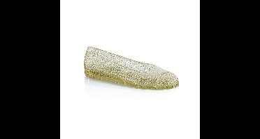 Ballerina waterschoenen - goud - glitters - dames - sleehakje - zwemschoenen