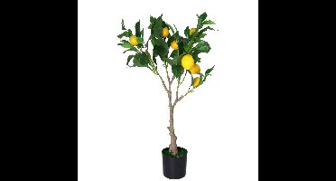Kunst citrus boom in pot - citroen - 70 cm - kunstplant - voor binnen