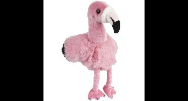 Ravensden flamingo knuffel - 18 cm - knuffeldieren - voor kinderen
