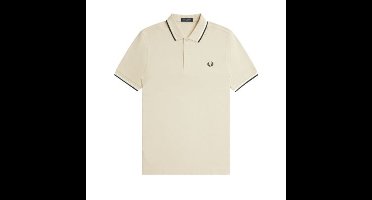 Fred Perry - Twin Tipped Poloshirt - Oatmeal/ Ecru/ Black