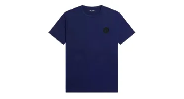 Fred Perry - Laurel Wreath Patch T-Shirt - Navy