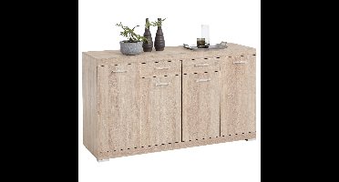 Dressoir Bristol 4 XL van 160 cm breed in eiken