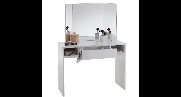 Kaptafel / Make-uptafel Schminki 100 cm breed met spiegel