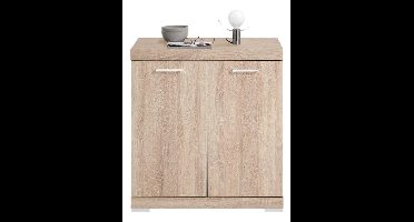 Opbergkast Bristol 1 XL van 90 cm hoog in eiken