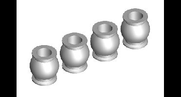 Team Corally - Ball - 5.8mm - Steel (4pcs)