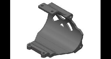 Team Corally - Motor Guard - Rear Composite