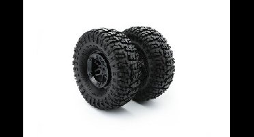 SCA-1E Beadlock Wheel - Tire Set 2pcs (CA-15839)