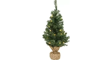 Everlands mini kerstboom, 90cm, 50 LED lampjes