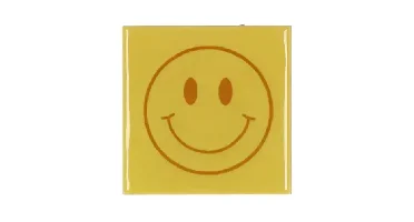 Tegeltjes Smiley Green 10x10x1CM
